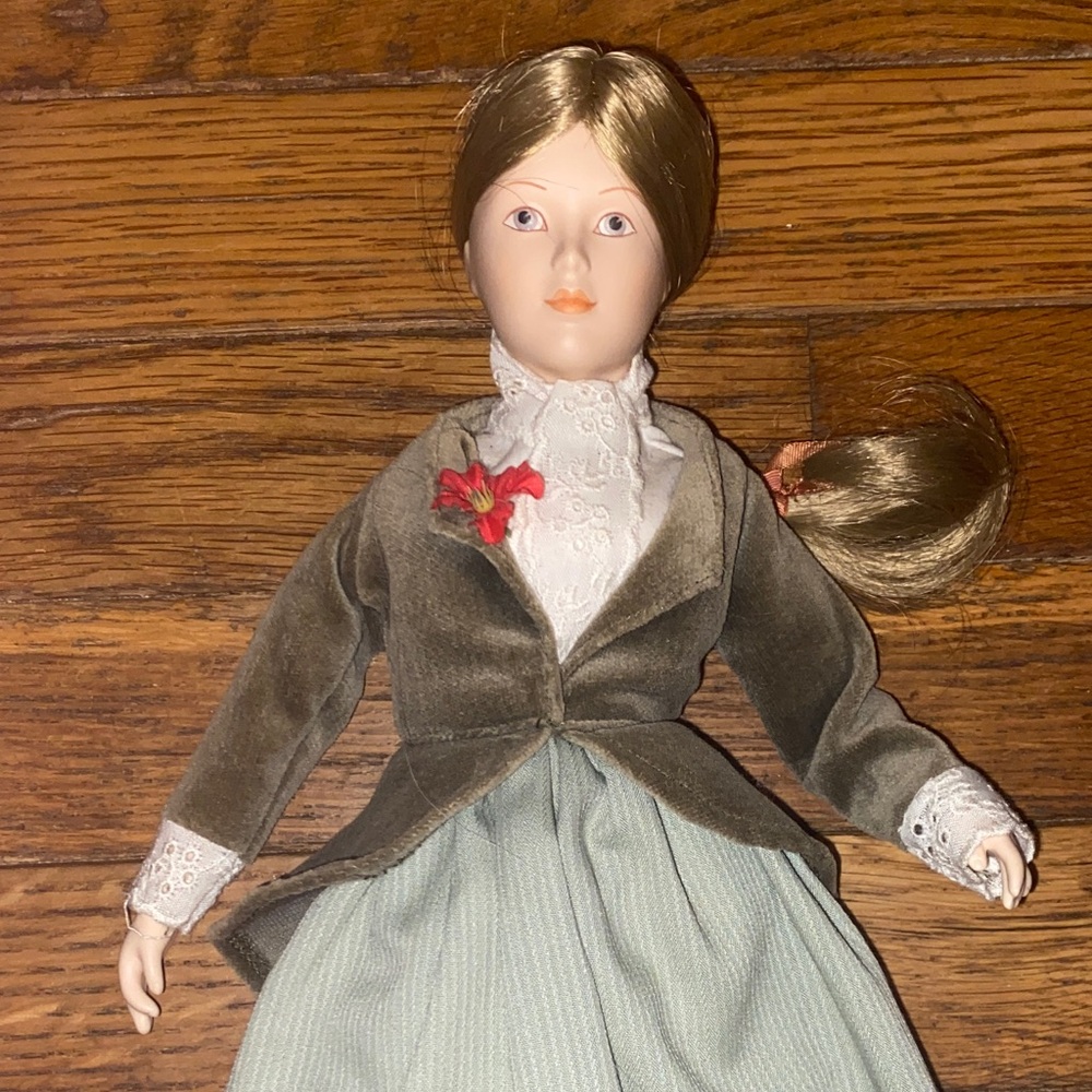 Charming Doll Blazer in Olive Green